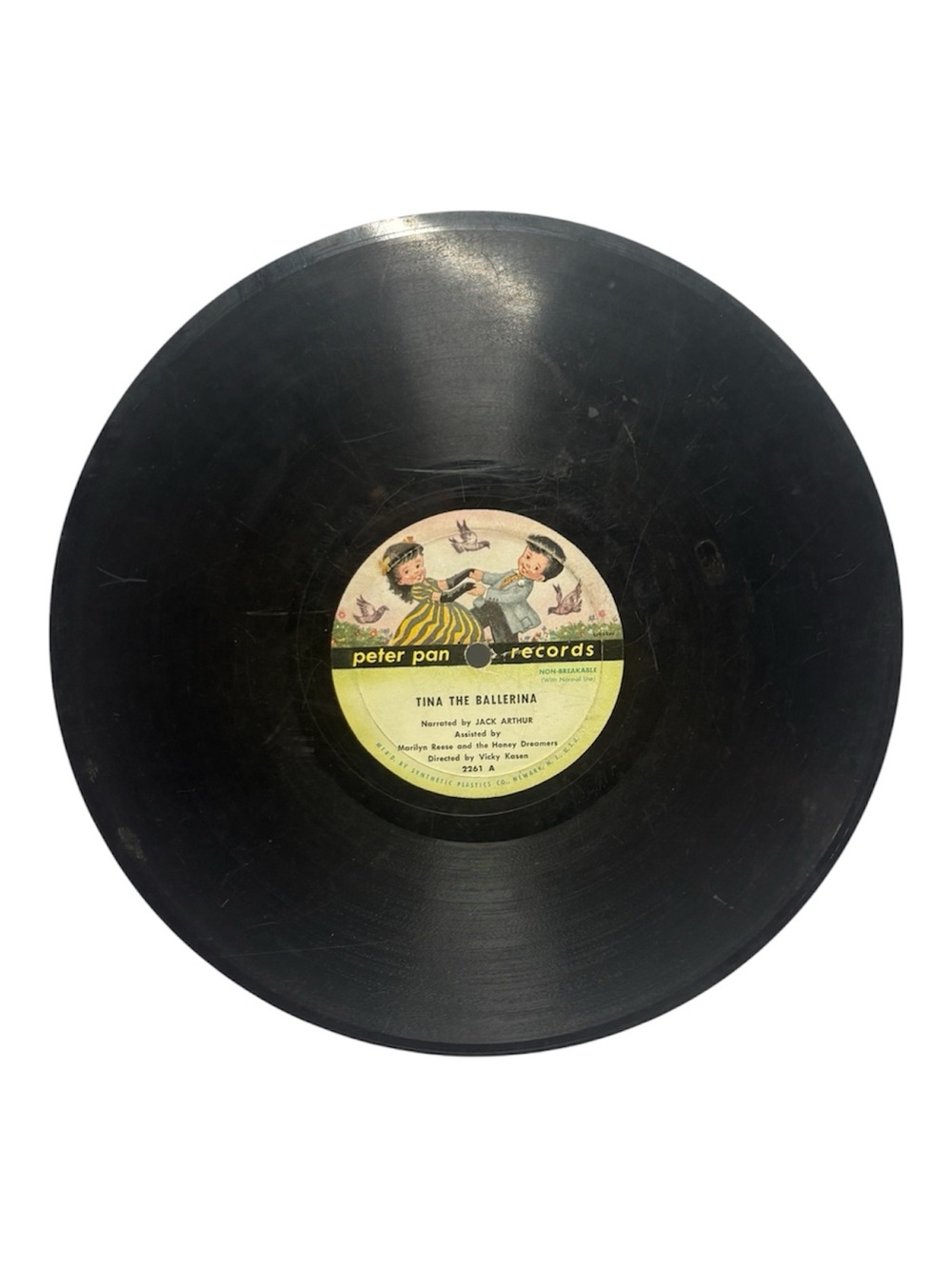 Peter Pan Records 'Tina The Ballerina' Vintage Vinyl Record GY